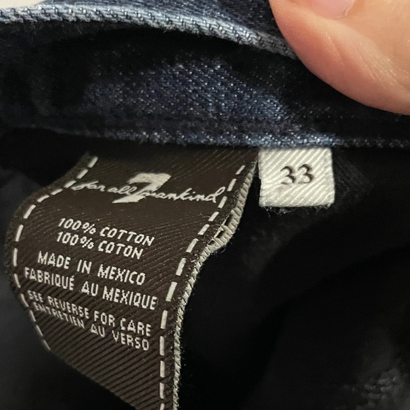 7 for all mankind standard Men's Blue Jeans - Picture 5 of 5